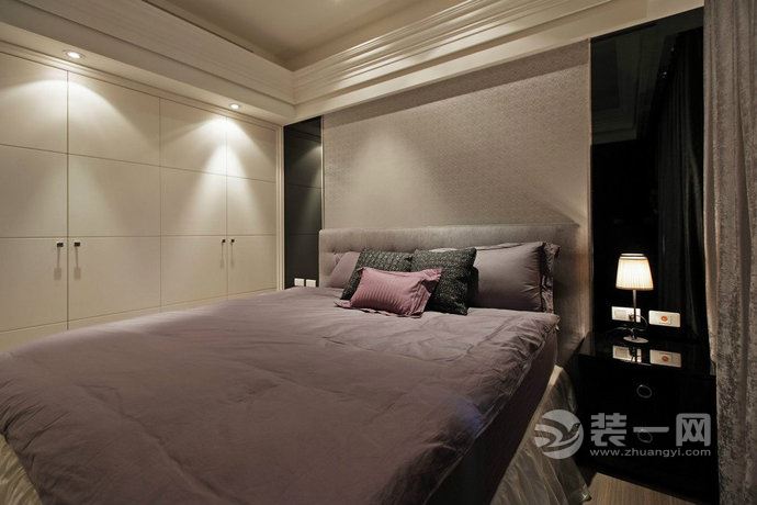66平米新古典风格单身公寓卧室装修效果图