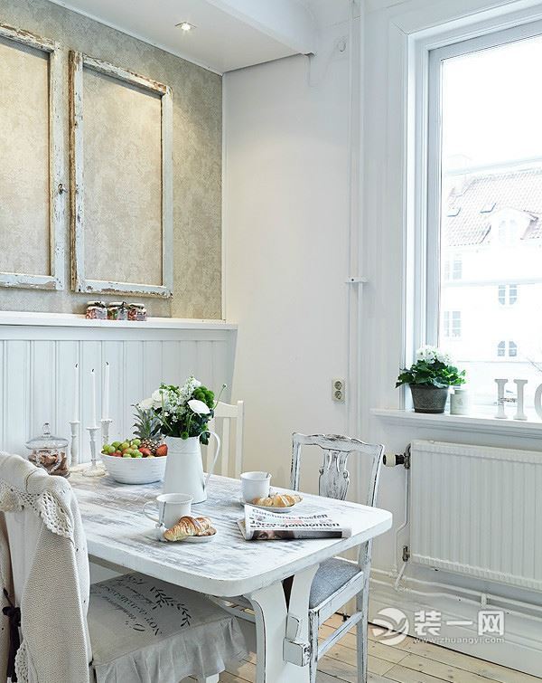 50平白色系北欧风格单身公寓装修效果图
