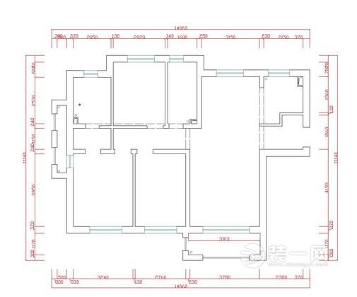 134平米简欧风格三居室装修效果图