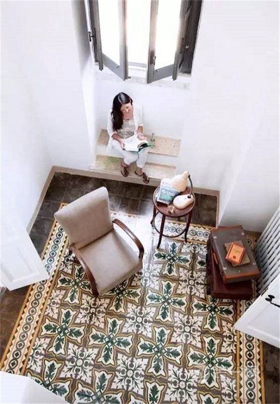 地毯式瓷砖铺贴方法