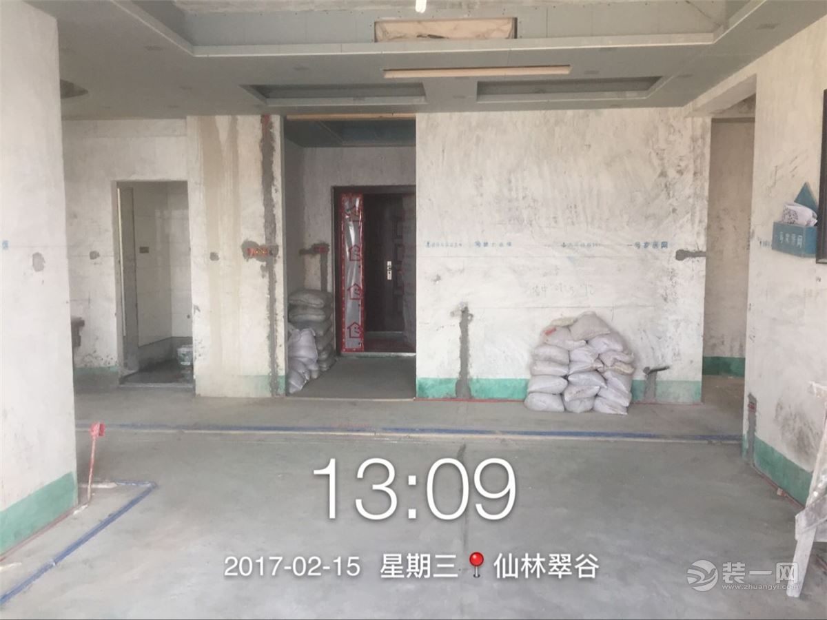 一号家居网在施工地一览-仙林翠谷施工现场照