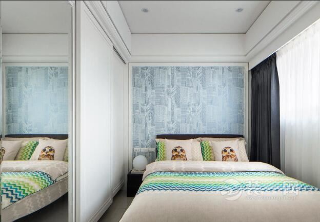 现代简约风格 成都观澜国际两室一厅室内装修效果图