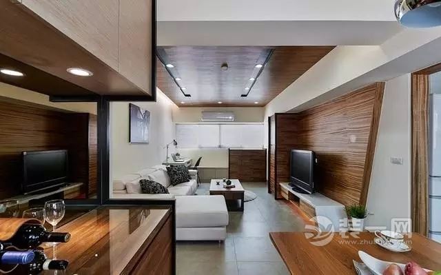 九江装饰公司分享70平现代简约风格两居室装修案例