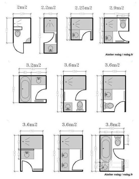 深圳装饰公司小户型卫生间设计攻略：4平米卫生间布局设计