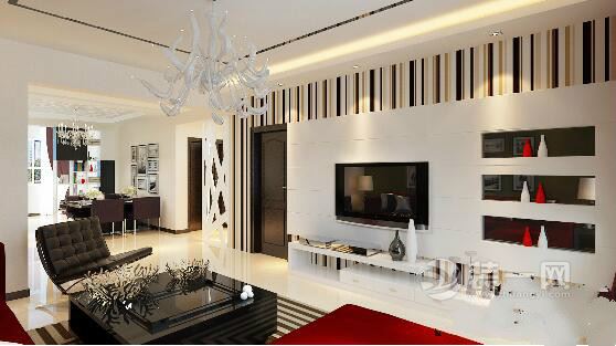 广州装饰公司分享珠江俊园123平米三室两厅装修案例