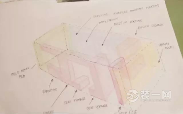 13平米小公寓改造设计效果图