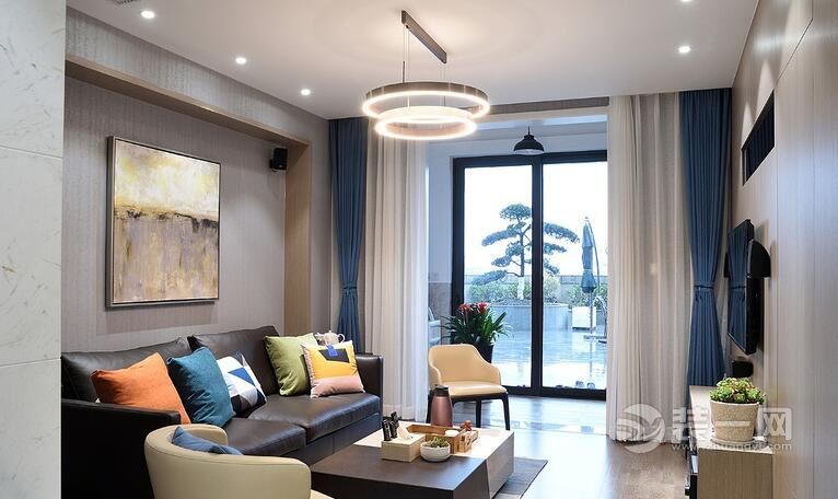 130平米三室两厅全套高清图 广州装饰公司荐现代简约风格设计