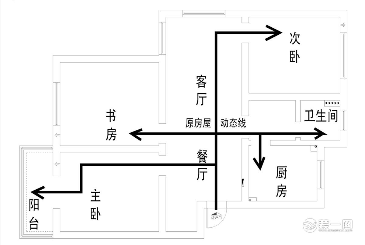 重庆凤凰湾户型图 北欧风格100平米三居室装修效果图