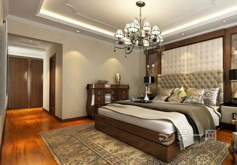 欧式古典风格卧室装修设计效果图