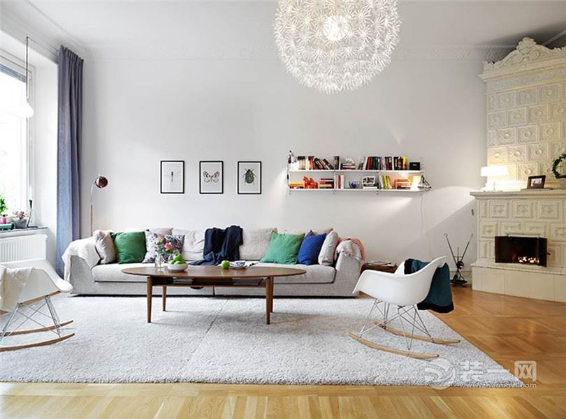 南昌装饰公司分享100平米两居室宜家风格装修案例
