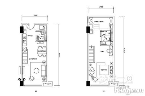 loft公寓装修效果图 广州装饰公司分享45平米广州招商城市广场案例