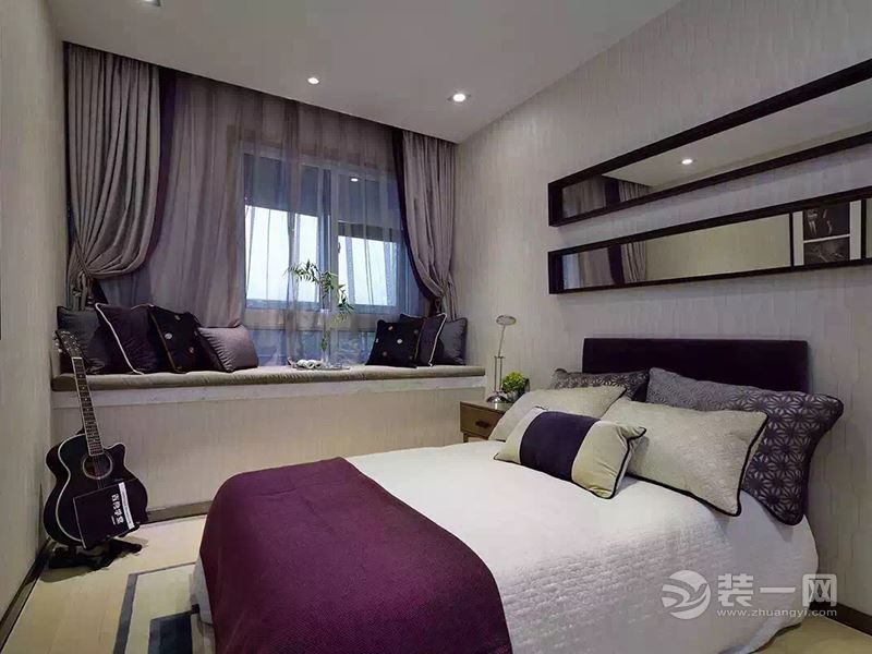 南京世茂外滩现代简约风格三居室装修效果图