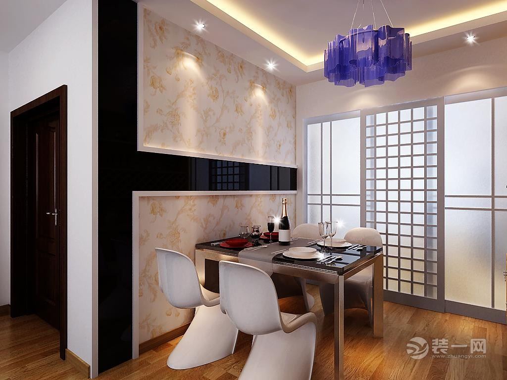 绵阳海润广场三居室混搭风格120平米装修案例效果图