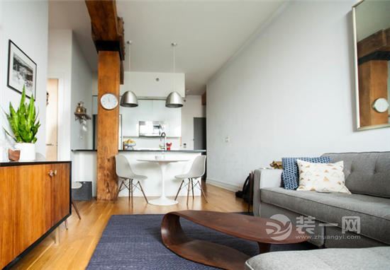 自在简约温和生活 木质小公寓六安装饰设计