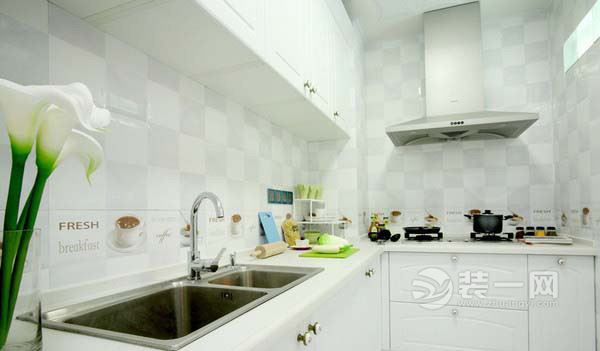 重庆富力城两居室田园风格装修设计实景图展示