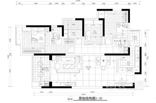 深圳装修公司别墅装修设计 金地天悦湾275平米中式风格装修效果图