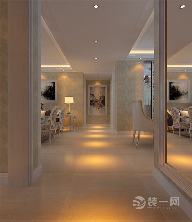 150平三居室欧式风格 由秦皇岛装修公司小编为您推荐