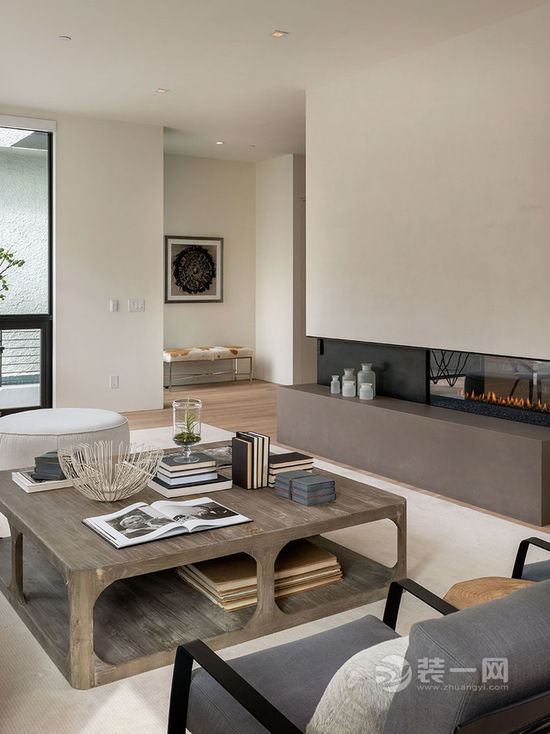 六安家装空间的视觉扩容 原木风简约客厅设计