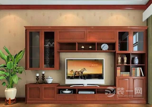 新中式电视柜装修设计效果图