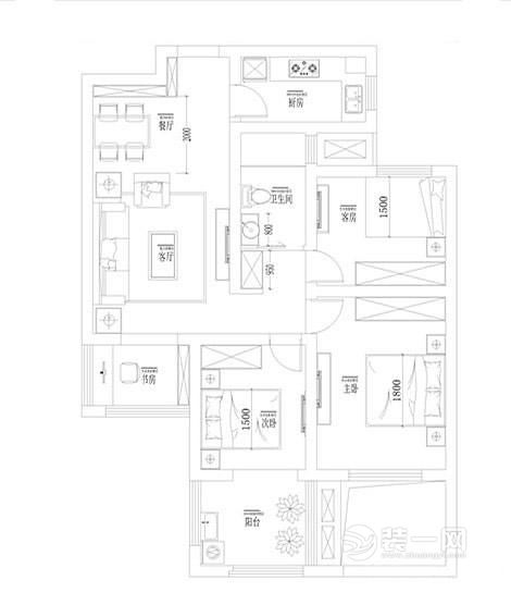 282天硬装7万装修89平米muji风格