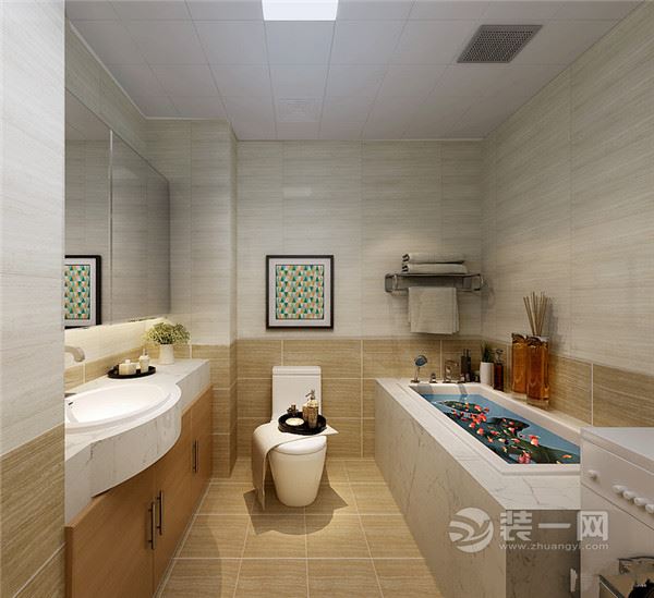 扬州装饰网分享170平现代简约风格三居室装修案例