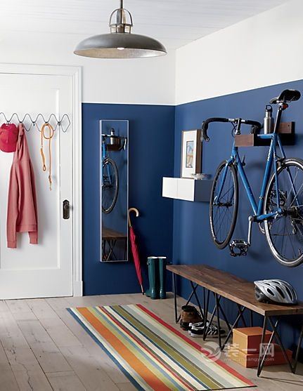 节省空间的创意家居 9款自行车挂墙上的酷炫装修图片
