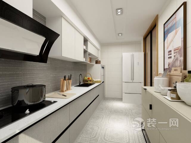 中式风格四居室厨房装修设计效果图