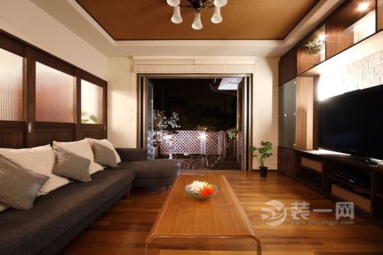 78平豪华日式风格混搭家居装修设计效果图