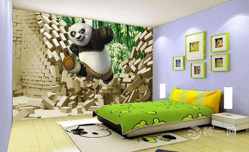 功夫熊猫壁画