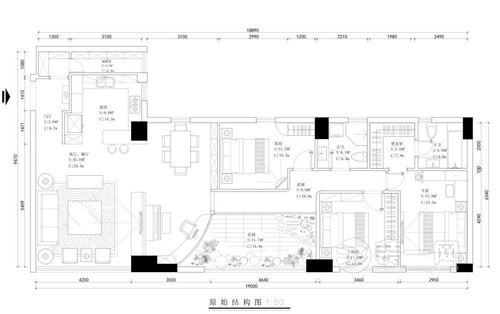 广州嘉裕君玥公馆户型图