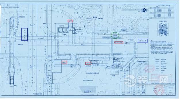 滨海新区B1线塘沽站建设工程设计方案总平面图