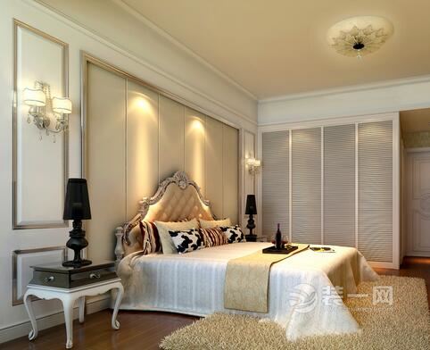 现代美式风格卧室装修设计效果图