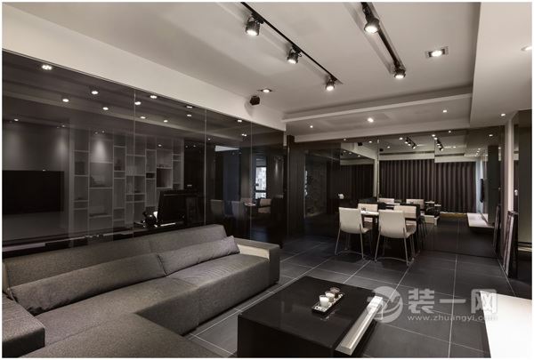 六安装饰黑与白搭配现代简约质感家居设计