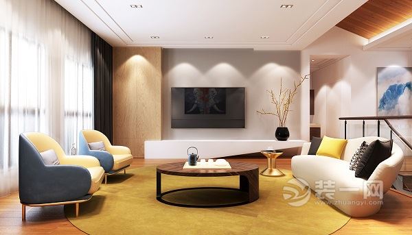 15万装修245.12平方米四居室现代简约家装设计效果图