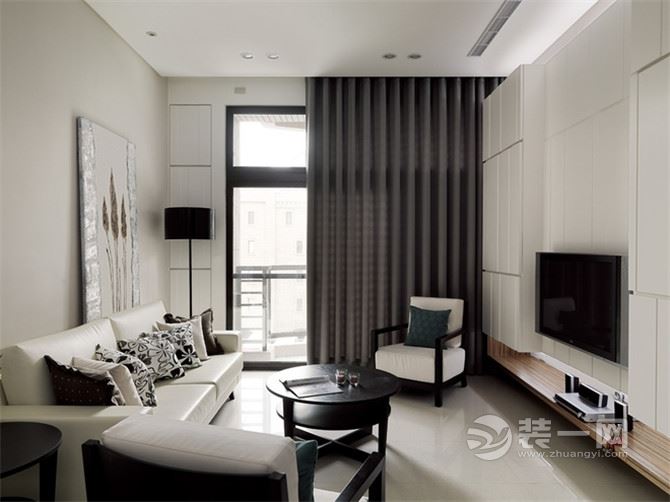 空间设计 绵阳装修网100平三居室现代简约风格效果图