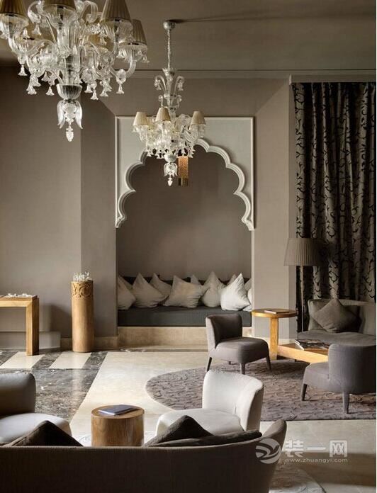 情迷摩洛哥风格六安家装装修客厅领域设计