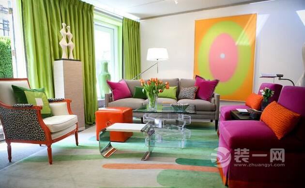家居色彩搭配现代风格客厅装修效果图