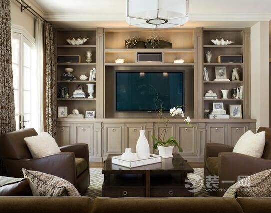 客厅颜值大提升 天津装修网分享11个电视背景墙方案