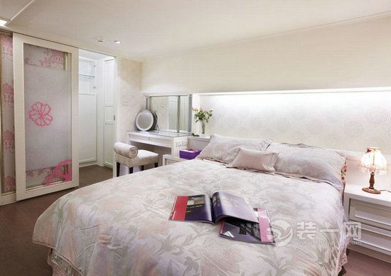 粉妆33平公寓 天津装修公司loft户型小资风格设计图