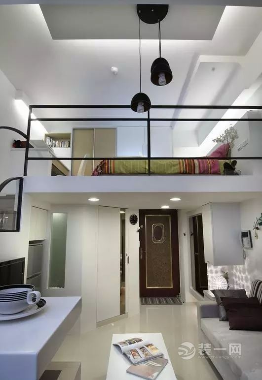 34平米loft单身公寓装修效果图
