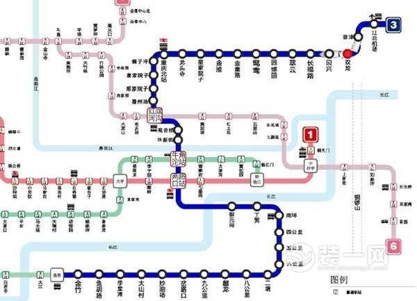 重庆轻轨3号线公交换乘攻略