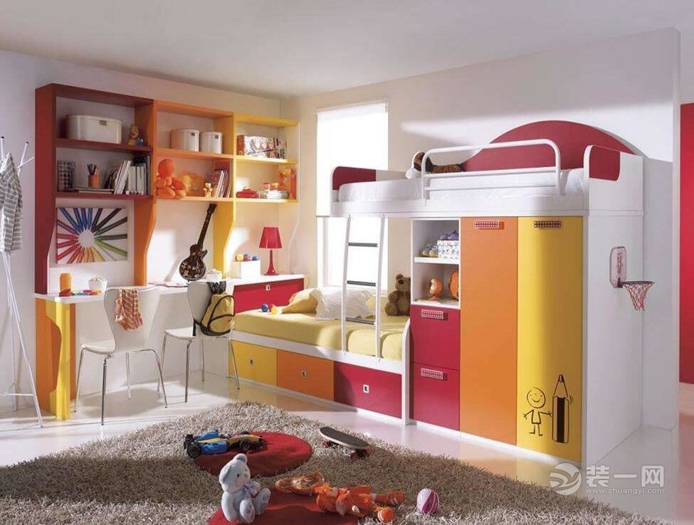 儿童房高低床实用吗 常见的尺寸和装修效果图欣赏