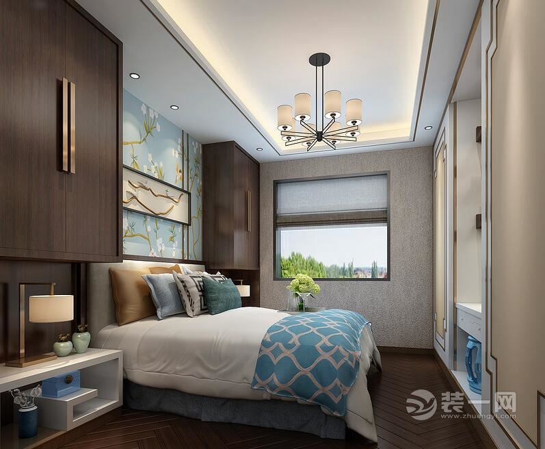 新中式风格卧室装修设计效果图