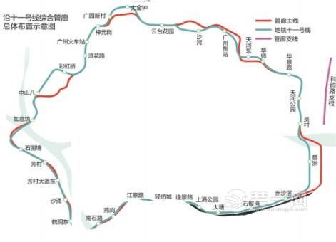 广州全市最大“地宫”长这样 环城地下管廊示意图曝光
