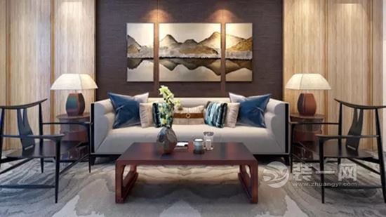 蒲江装修网分享11款沙发背景墙效果图 中式元素太美