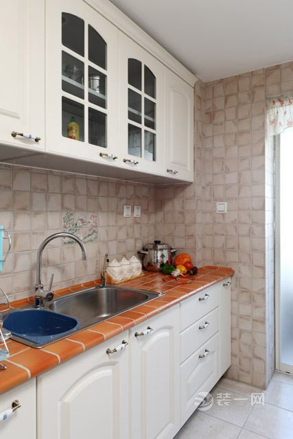 102平米地中海风格两居室装修案例厨房装修效果图