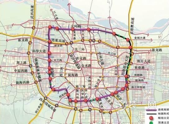 郑州开工建设四环快速化等一批重大交通工程