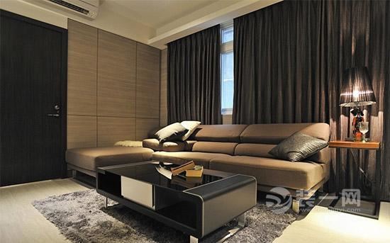 北京装饰公司100平米深色系装修案例 精致优雅的舒适