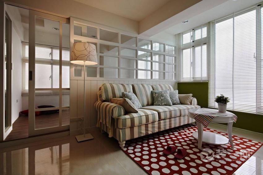 67平米田园风格两居室装修案例和室装修效果图