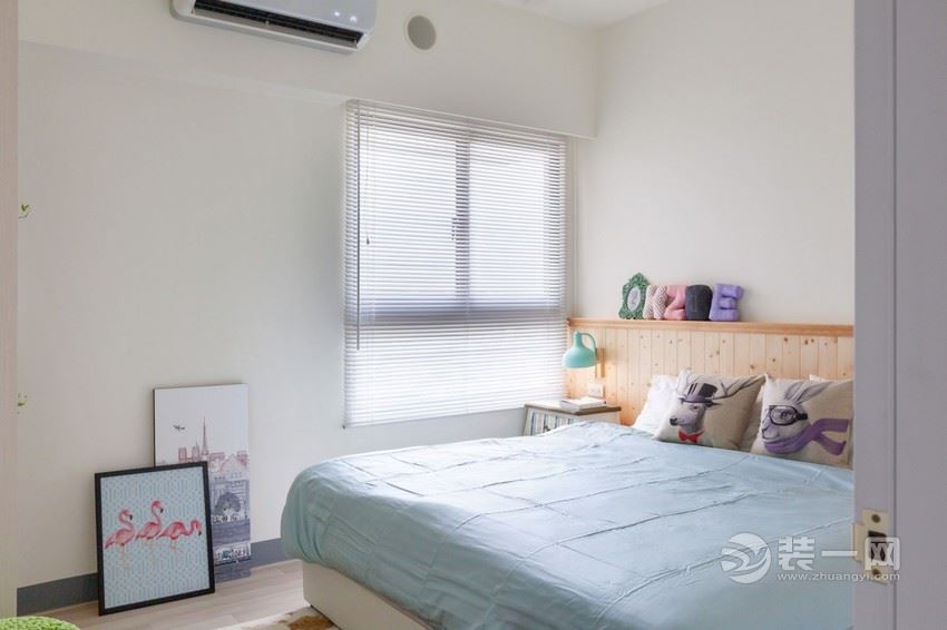 珠海90平米两居室混搭风格装修案例卧室装修效果图